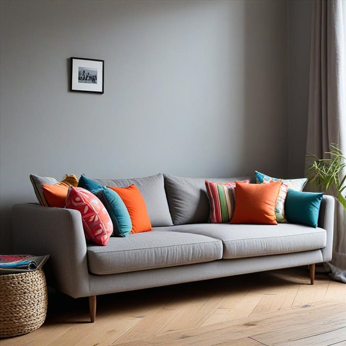 Couleurs qui s'harmonisent avec le gris